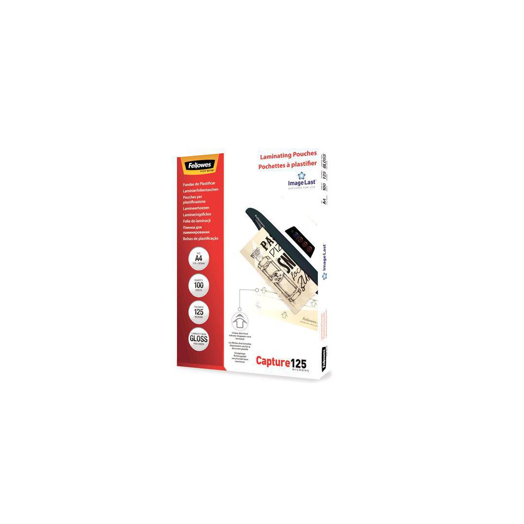 FELLOWES Laminat A4 125mic Klar 100/fp | Kontorsmaskiner - Laminering - Laminat - A4 | Kontorsexperten