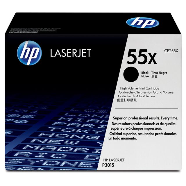 HP Toner CE255X 55X 12,5K Svart | Toner och bläck - Tonerkassetter - Toner HP | Kontorsexperten