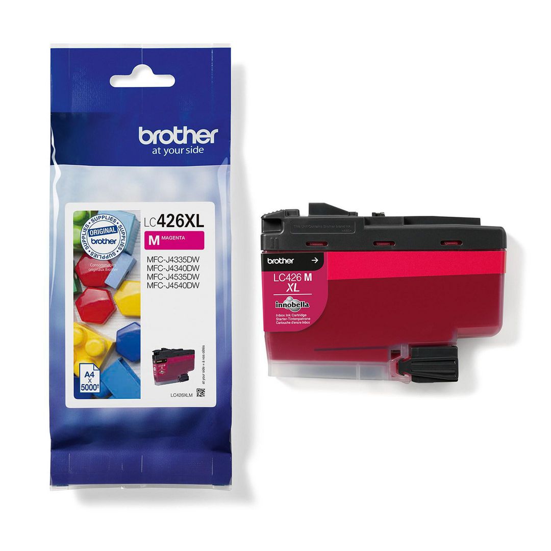 BROTHER Bläckpatron LC426XLM 5K Magenta | Toner och bläck - Bläckpatroner - Bläckpatroner Brother | Kontorsexperten