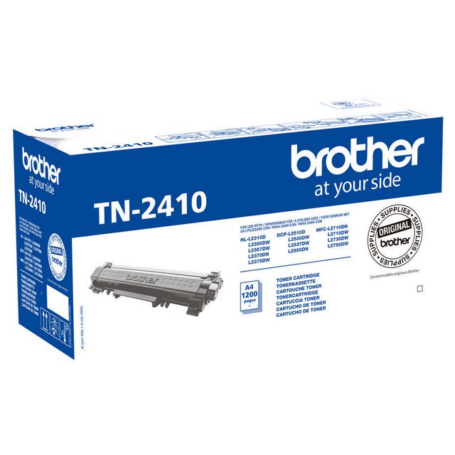 BROTHER Toner TN2410 Svart | Toner och bläck - Tonerkassetter - Toner Brother | Kontorsexperten