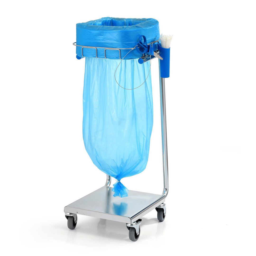 LONGOPAC Golvställ Mini Dynamic | Städ och hygien - Avfallshantering och källsortering - Säckstativ | Kontorsexperten