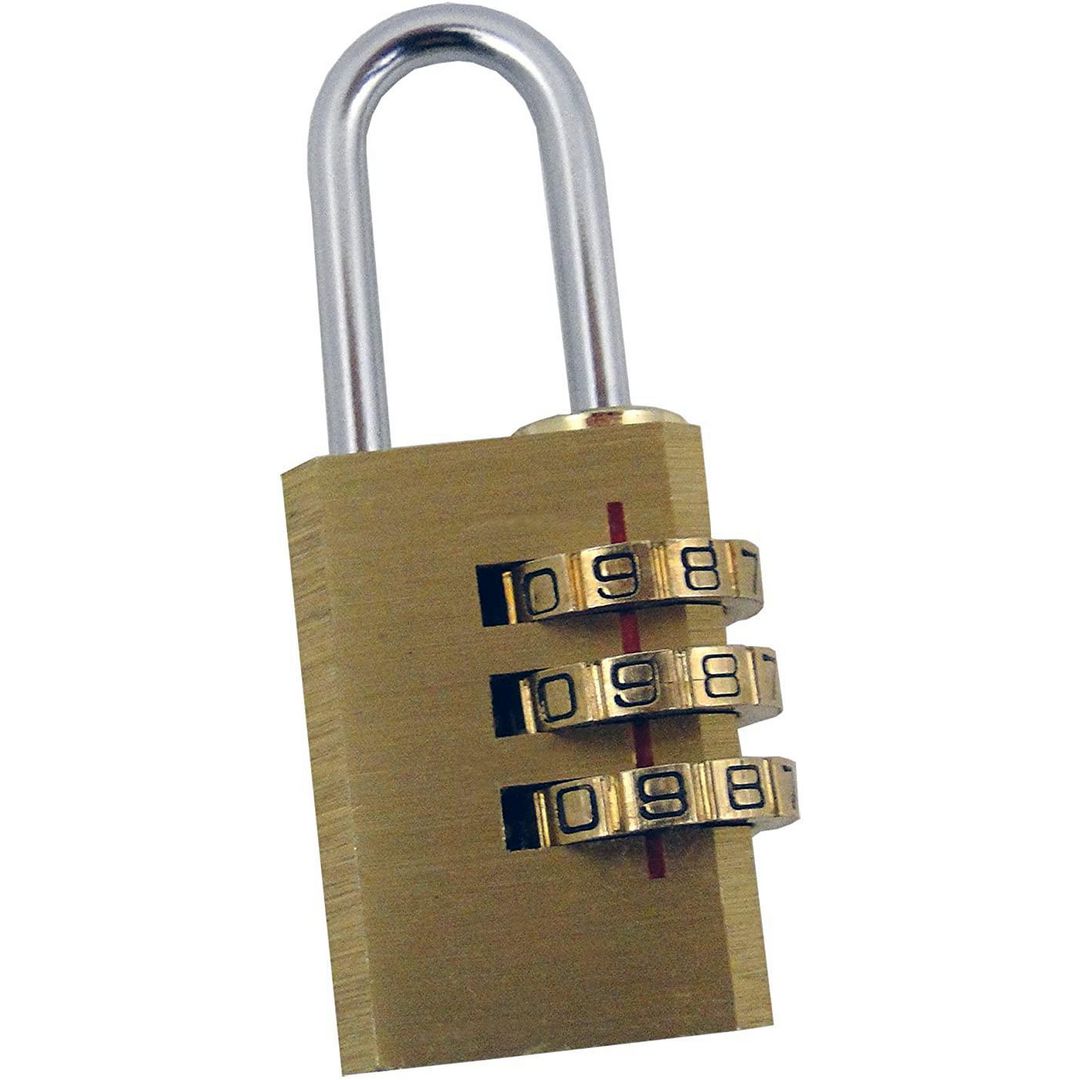 PAVO Hänglås 3-siffrig Kombinationskod | Datorprodukter - Väskor och fodral - Hänglås | Kontorsexperten