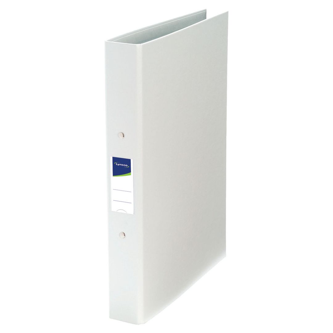 Lyreco Ringpärm 2-ring PP EU-hål A4 ring: 25mm vit | Kontorsmaterial - Pärmar och register - Ringpärmar | Kontorsexperten