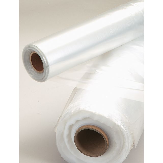 POLYNOVA Polyetenfolie transparent 2x50m 100my | Emballage och lagerutrustning - Sträckfilmer och toppark - Toppark | Kontorsexperten