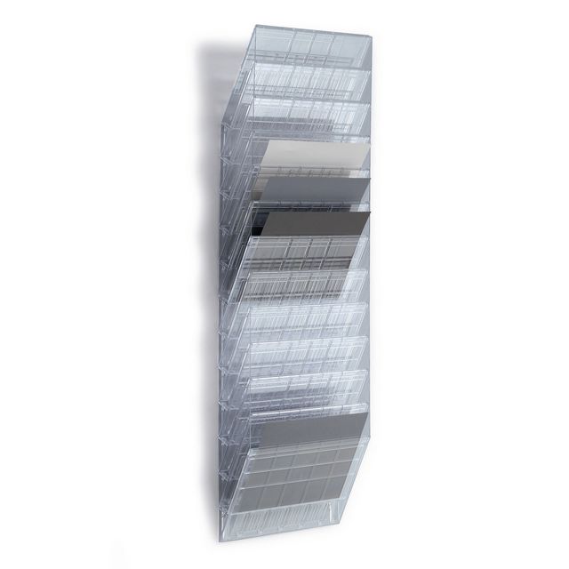 DURABLE Blankettfack Flexiboxx A4L 12-fack transparent | Kontorsmaterial - Till skrivbordet - Blankettfack och Boxar | Kontorsexperten