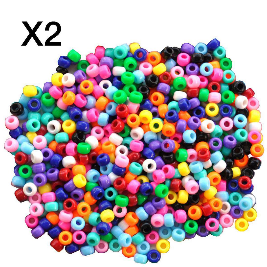 Plastpärla kongopärlor 2000/fp | Skola och förskola - Hobbymaterial - Pärlor | Kontorsexperten