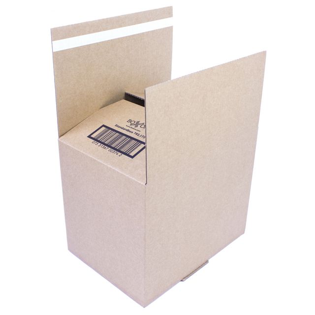 BOXON E-handelslåda E46 SB 290x190x85mm | Emballage och lagerutrustning - Lådor och well - E-handelslådor | Kontorsexperten