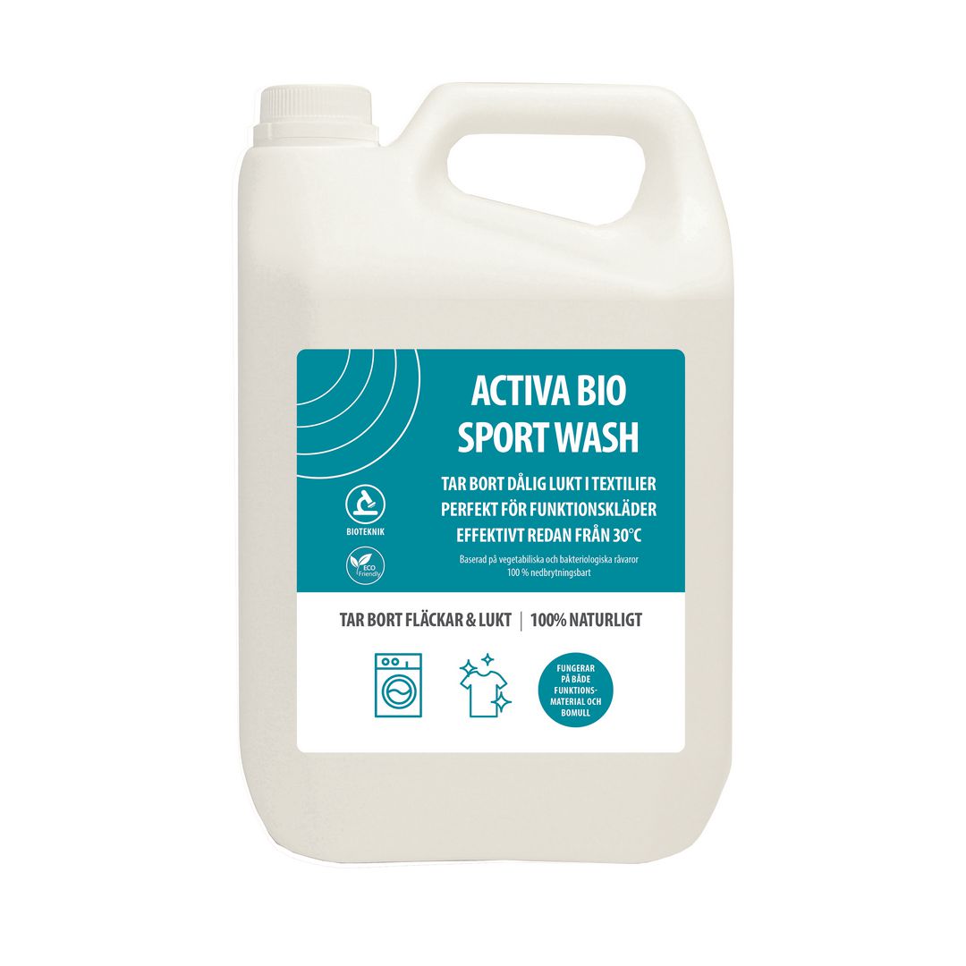 ACTIVA Tvättmedel Bio Sport Wash 5L | Städ och hygien - Tvättmedel och klädvård - Tvättmedel | Kontorsexperten