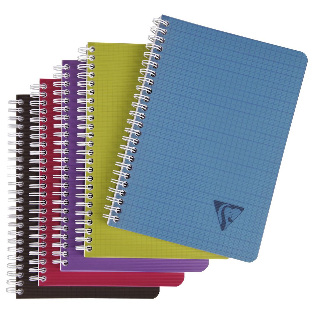 CLAIREFONTAINE Anteckningsblock A5 linj sort | Kontorsmaterial - Block och anteckningsböcker - Anteckningsblock | Kontorsexperten