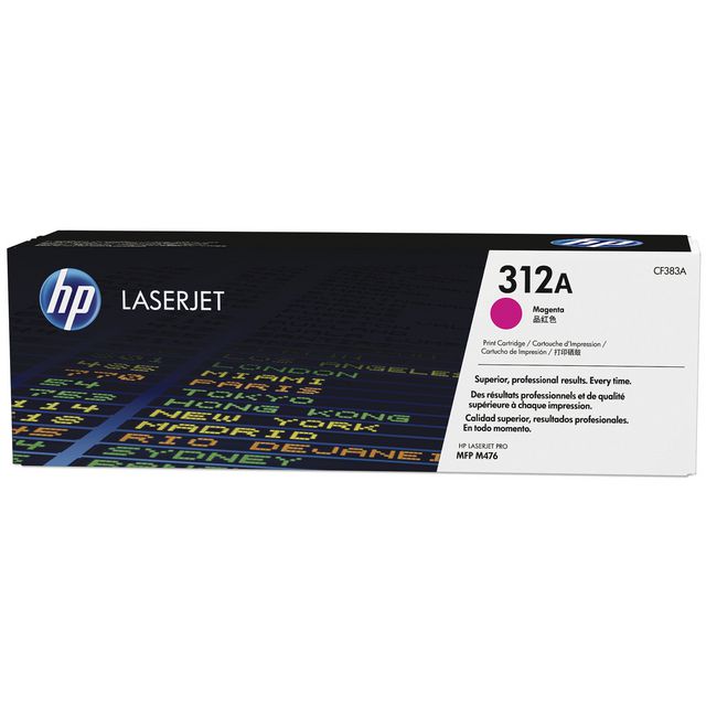 HP Toner CF383A 312A 2,7K Magenta | Toner och bläck - Tonerkassetter - Toner HP | Kontorsexperten