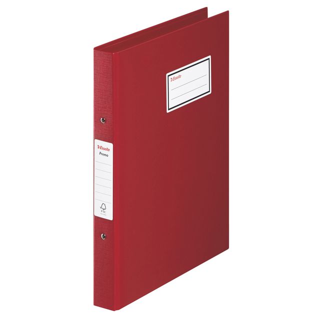 ESSELTE Ringpärm Premo PP A4 vinröd | Kontorsmaterial - Pärmar och register - Ringpärmar | Kontorsexperten