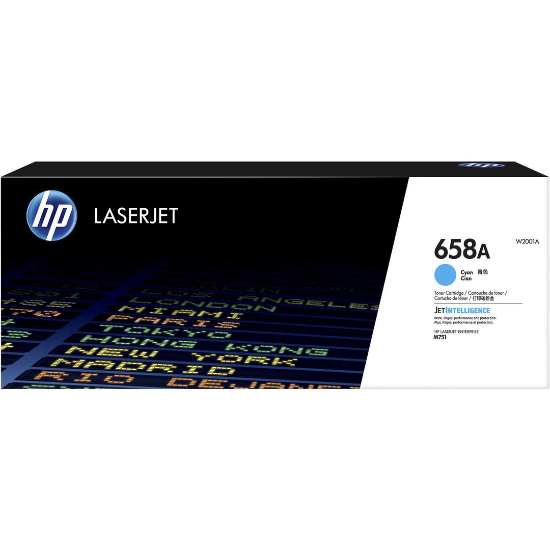 HP Toner W2001A 658A 6K Cyan | Toner och bläck - Tonerkassetter - Toner HP | Kontorsexperten