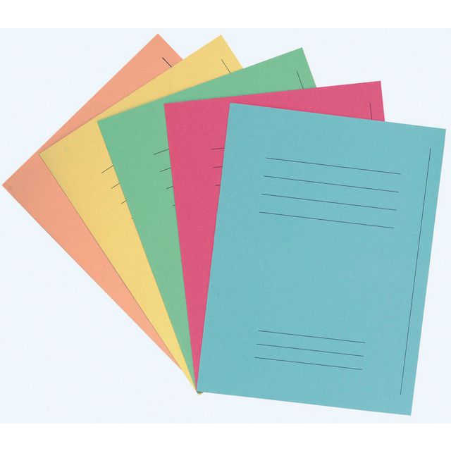 EXACOMPTA Mapp kartong 240g Forever A4 sorterade färger | Kontorsmaterial - Mappar och plastfickor - Mappar övriga | Kontorsexperten