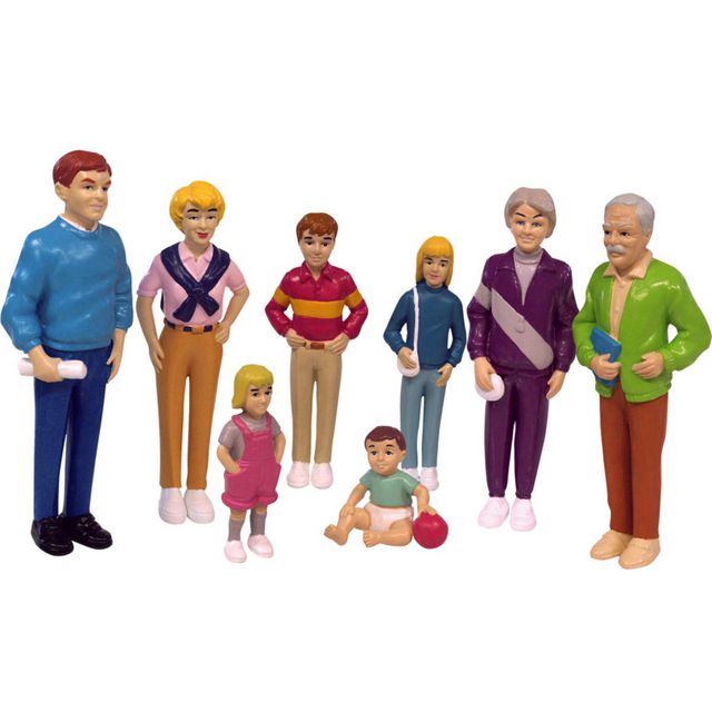 MINILAND Familj Lekfigurer 1. 8/fp | Skola och förskola - Lekmaterial - Lekfigurer - Övriga | Kontorsexperten