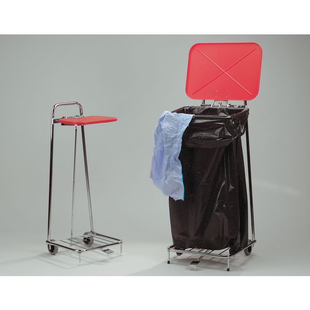 Säckställ lock/pedal 125L | Städ och hygien - Avfallshantering och källsortering - Säckstativ | Kontorsexperten