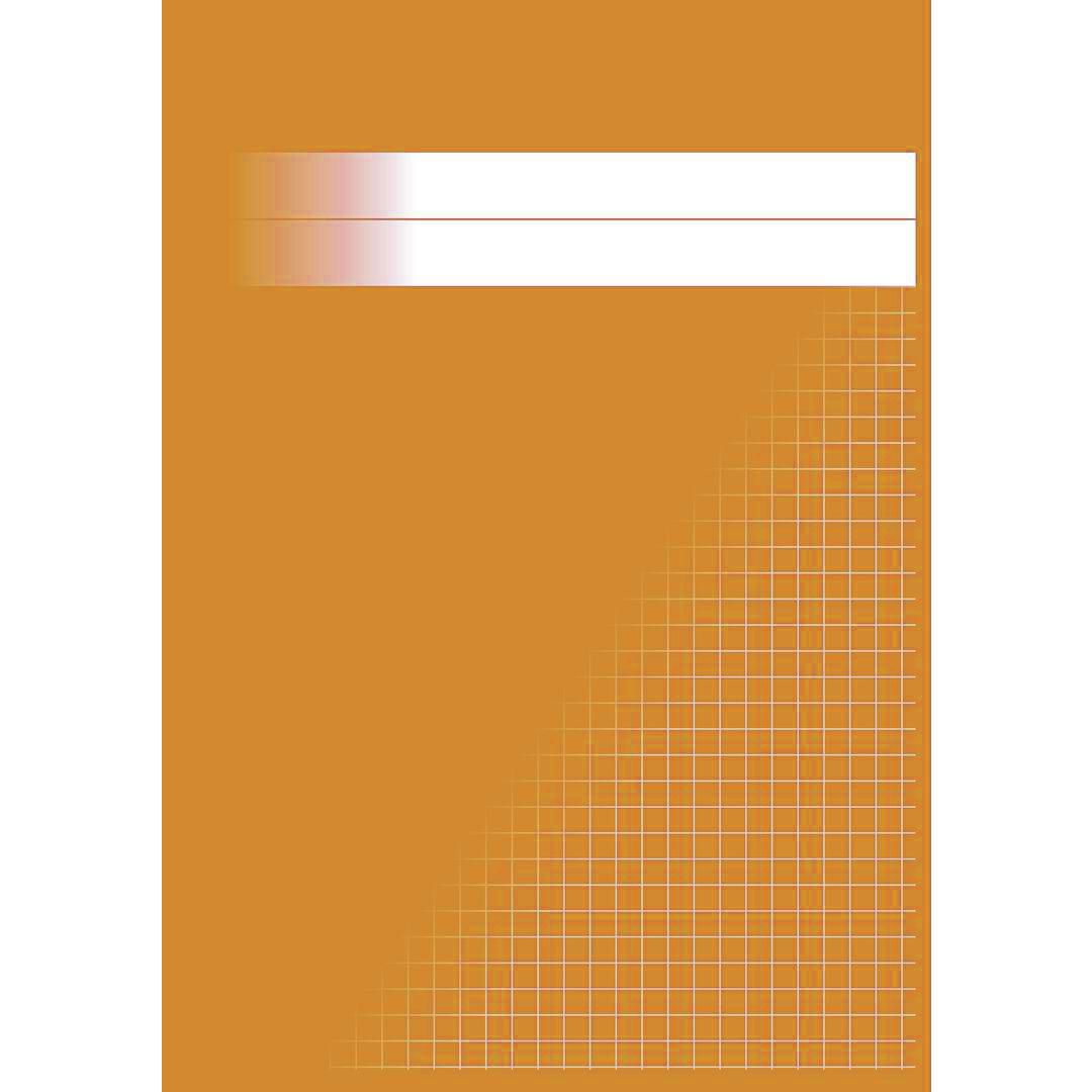 Räknehäfte A5 rutat 5x5mm orange | Skola och förskola - Förbrukning skola häften - Räknehäften | Kontorsexperten