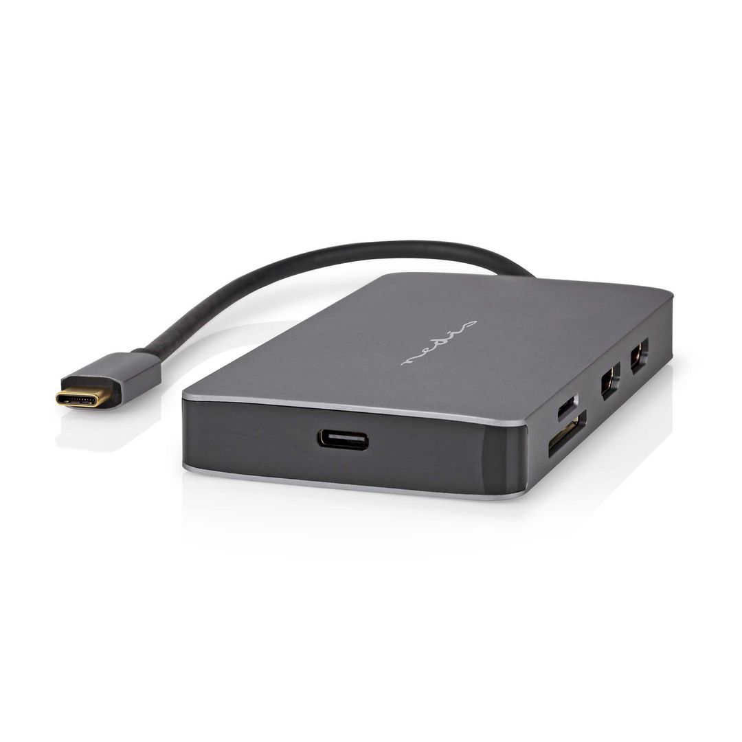 NEDIS Dockningsstation USBC/USBA/2xHDMI | Datorprodukter - Kringutrustning - Dockningsstationer | Kontorsexperten