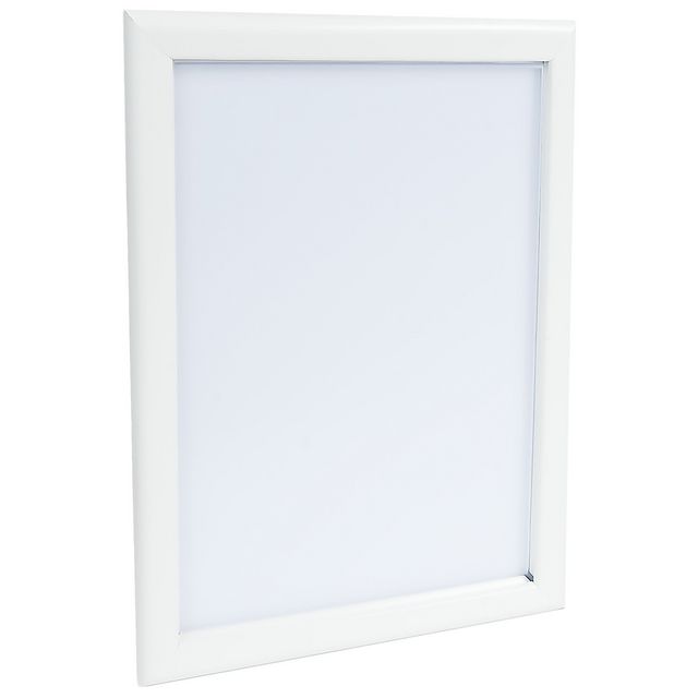 Väggram A3, aluminiumprofil 32mm vit | Kontorsmöbler och inredning - Tavlor ställ och ramar - Väggramar | Kontorsexperten