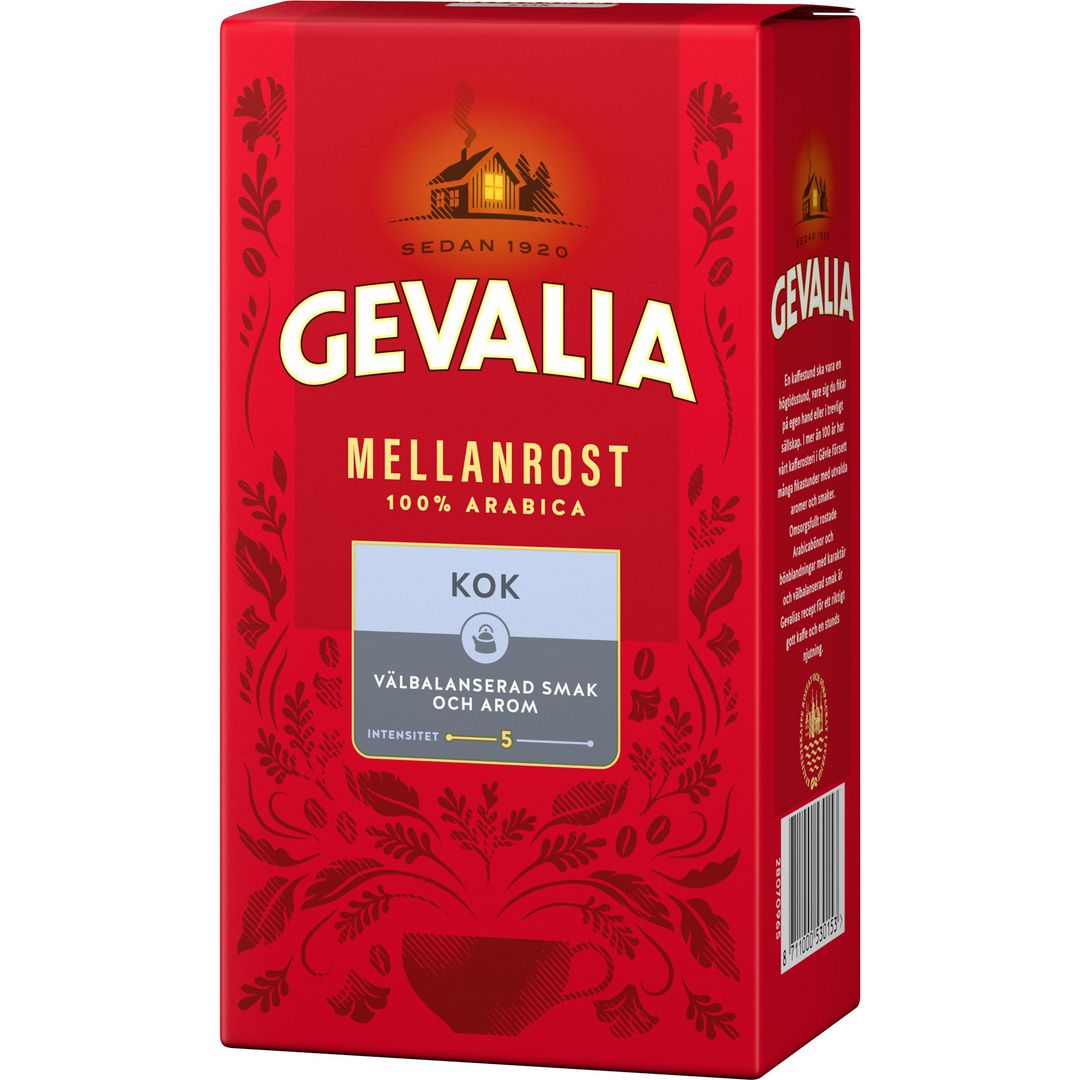 GEVALIA Kaffe Kok Mellanrost 450g