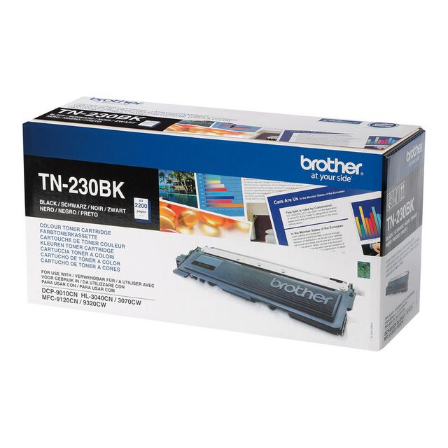 Brother Toner TN-230 BK, TN-230BK, svart, singelförpackning | Toner och bläck - Tonerkassetter - Toner Brother | Kontorsexperten