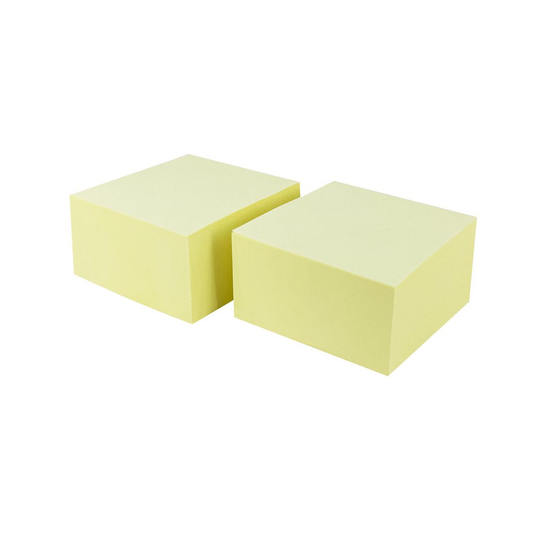 LYRECO Notes kub prem 76x76mm gul 2/fp | Kontorsmaterial - Notes och Post-It - Notes - Kuber | Kontorsexperten