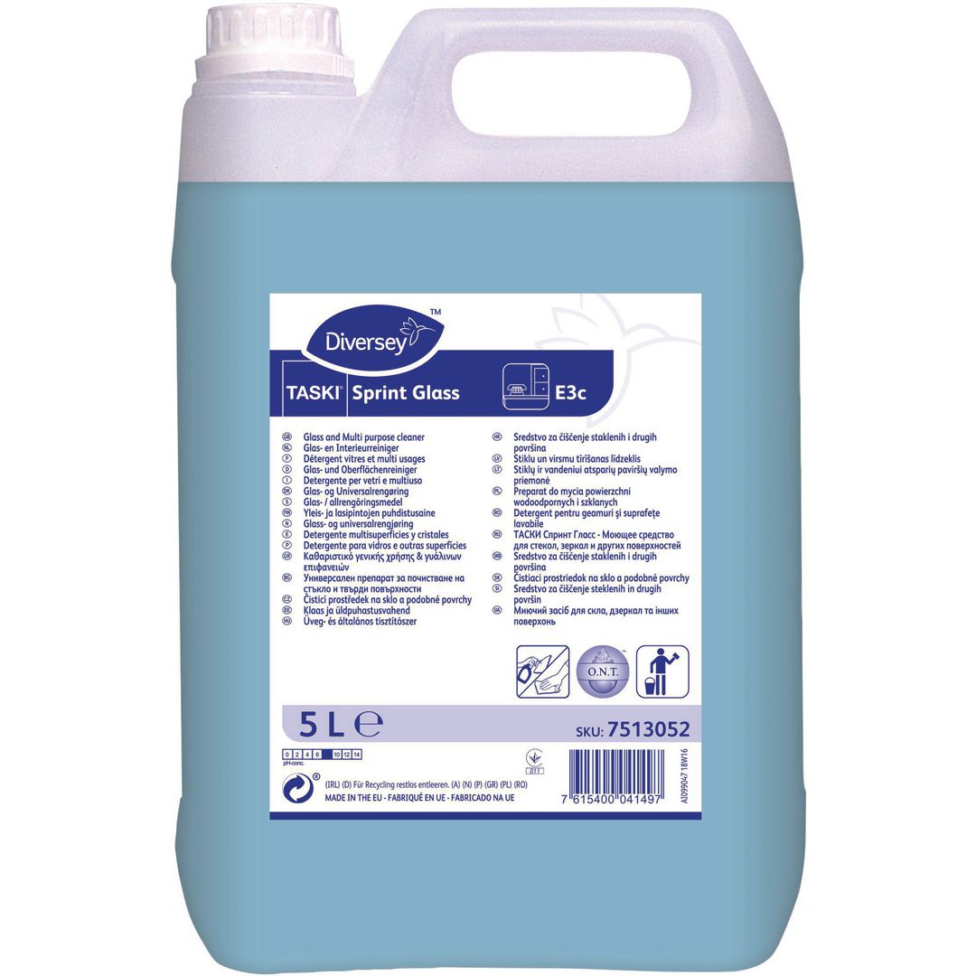 TASKI Fönsterputs Sprint Glass E3c rengörare 5l | Städ och hygien - Fönsterrengöring - Fönsterputsmedel | Kontorsexperten