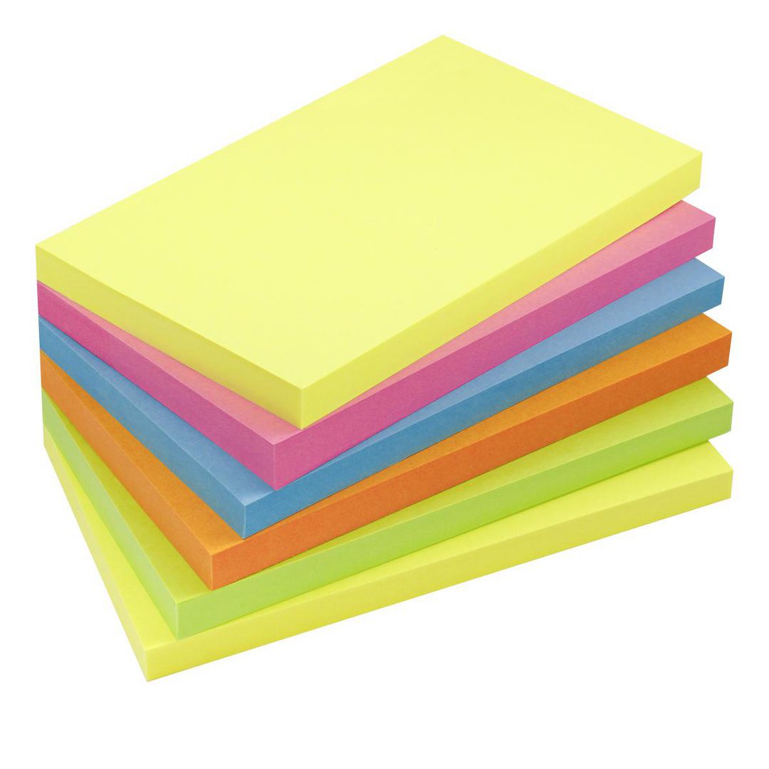 LYRECO Notes prem 75x125mm summer 6/fp | Kontorsmaterial - Notes och Post-It - Notes - Extra sticky | Kontorsexperten