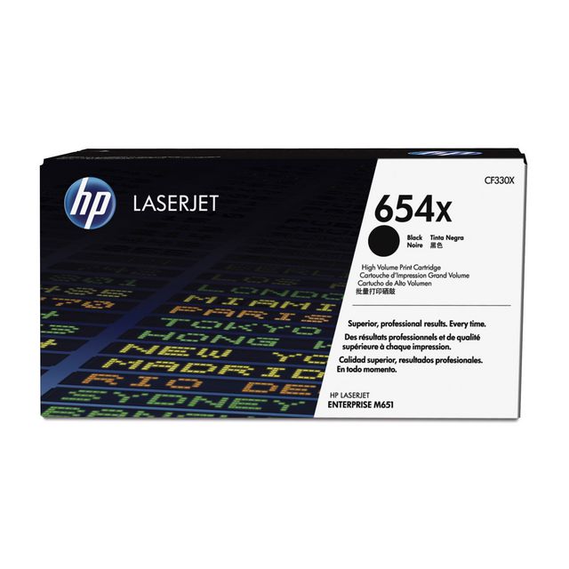HP Toner CF330X 654X 20,5K Svart | Toner och bläck - Tonerkassetter - Toner HP | Kontorsexperten