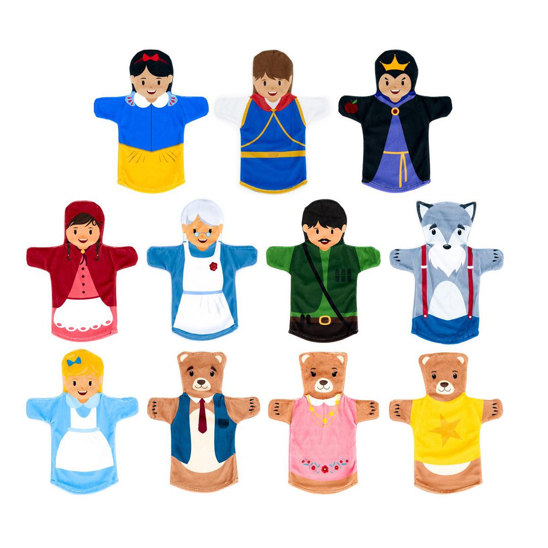 ACHOKA Handdockor sagor 11/fp | Skola och förskola - Lekmaterial - Handdockor | Kontorsexperten