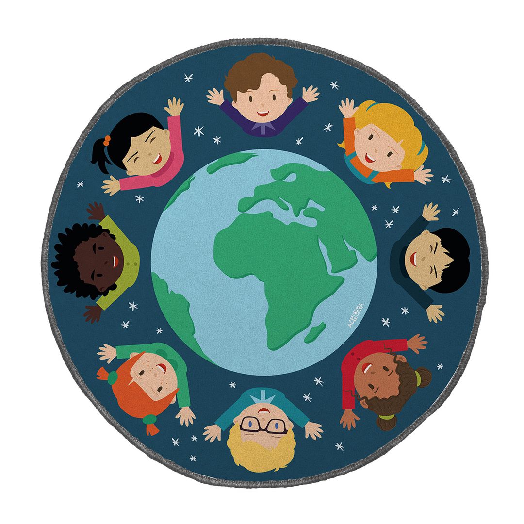 ACHOKA Lekmatta världens barn | Skolmöbler och inredning - Mattor - Mattor - Aktivitet | Kontorsexperten