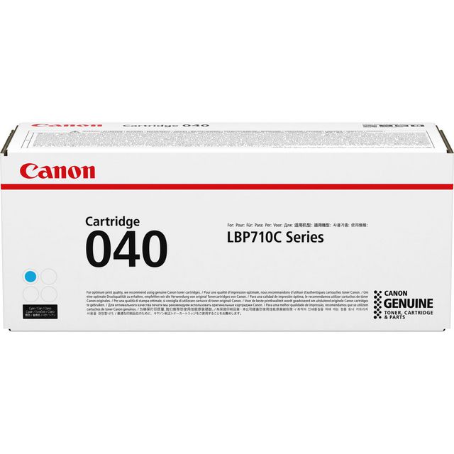 CANON Toner CRG 040 Cyan | Toner och bläck - Tonerkassetter - Toner Canon | Kontorsexperten