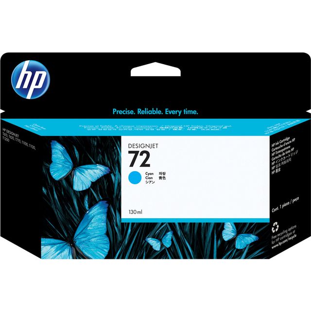 HP Bläckpatron C9371A 72 Cyan | Toner och bläck - Bläckpatroner - Bläckpatroner HP | Kontorsexperten