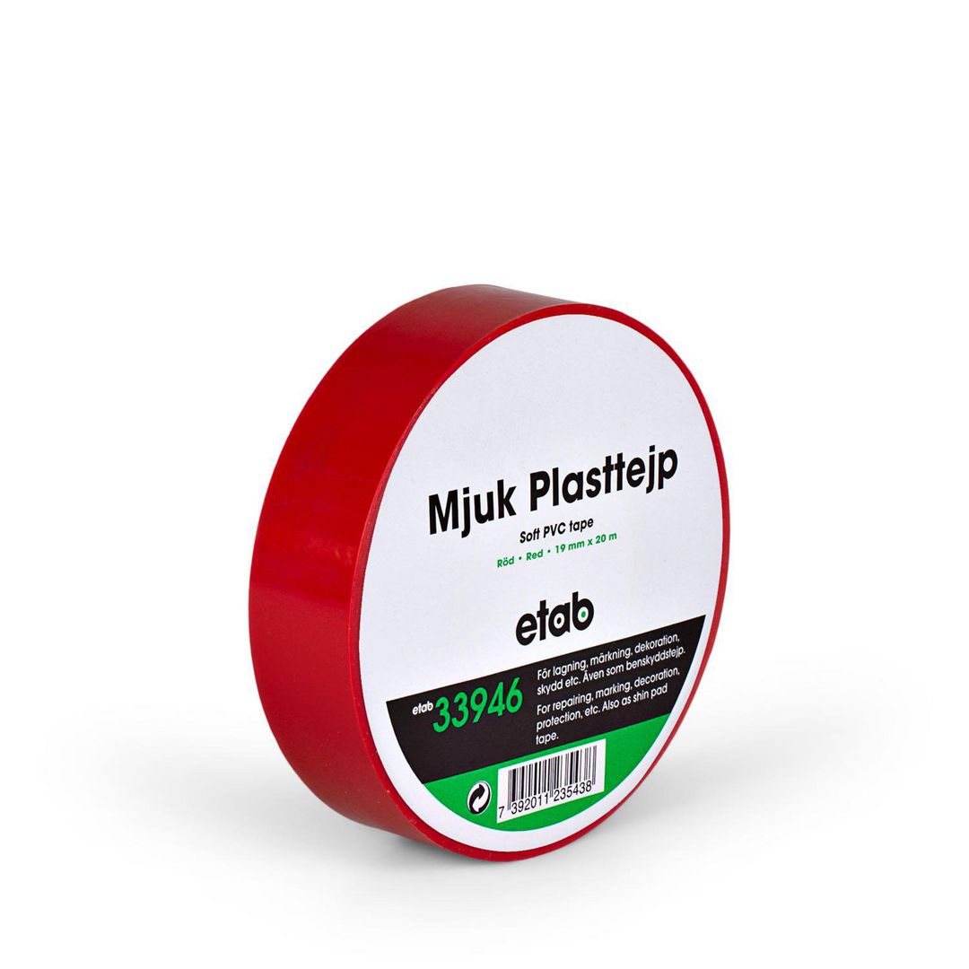 ETAB Tejp 33946 38mmx20m Röd | Emballage och lagerutrustning - Packtejper - Maskeringstejp | Kontorsexperten