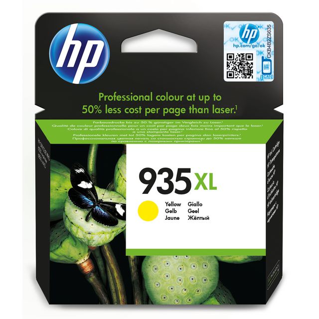 HP Bläckpatron, 935XL, C2P26AE, gul, singelförpackning | Toner och bläck - Bläckpatroner - Bläckpatroner HP | Kontorsexperten