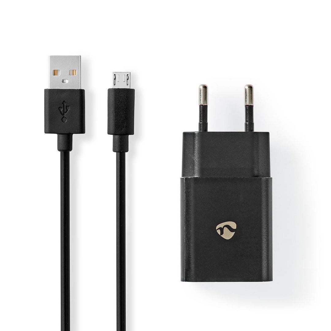 NEDIS Laddare Vägg 2.1 A Micro-USB S | Datorprodukter - Surfplattor och smartphones - Laddare - Vägg | Kontorsexperten