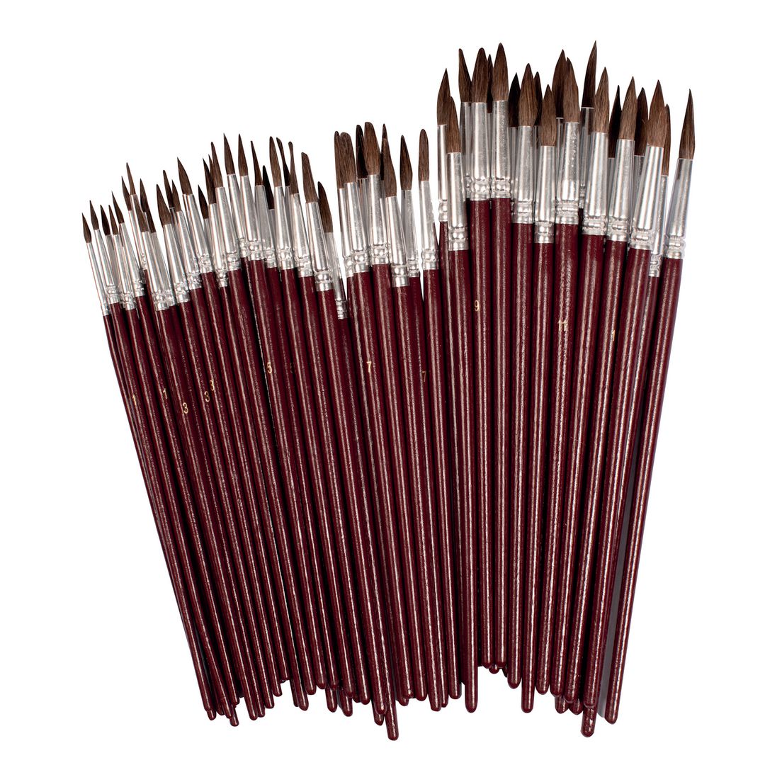 PLAYBOX Akvarellpenselset 72/fp | Skola och förskola - Målarfärg och tillbehör - Penslar | Kontorsexperten