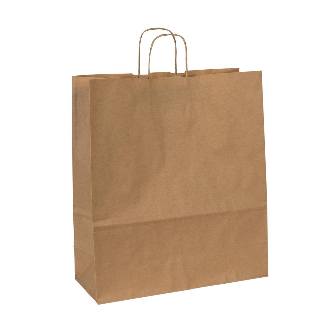 SOBER Bärkasse Large brun 150/fp | Emballage och lagerutrustning - Bärkassar och Påsar - Bärkasse - Papper | Kontorsexperten