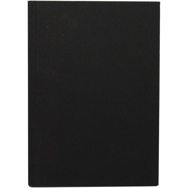 BURDE Anteckn.bok linne svart olinj, A4 | Kontorsmaterial - Block och anteckningsböcker - Anteckningsböcker | Kontorsexperten