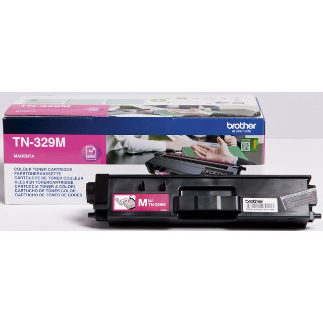 BROTHER Toner TN-329M, magenta | Toner och bläck - Tonerkassetter - Toner Brother | Kontorsexperten