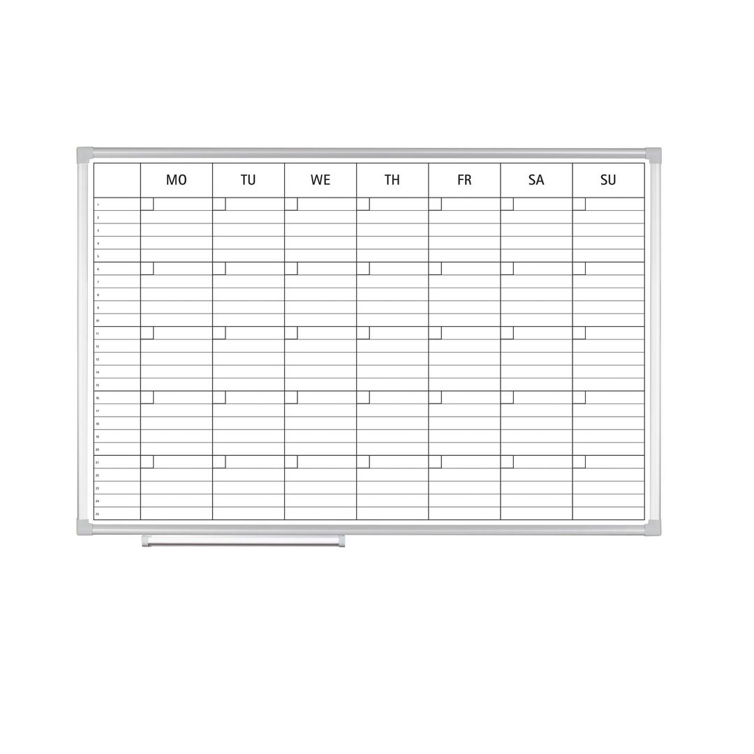 2X3 THE BOARDS COMPANY Tavla 2x3 veckoplan 90x60 cm | Kontorsmöbler och inredning - Whiteboardtavlor och tillbehör - Whiteboardtavlor - Planering | Kontorsexperten