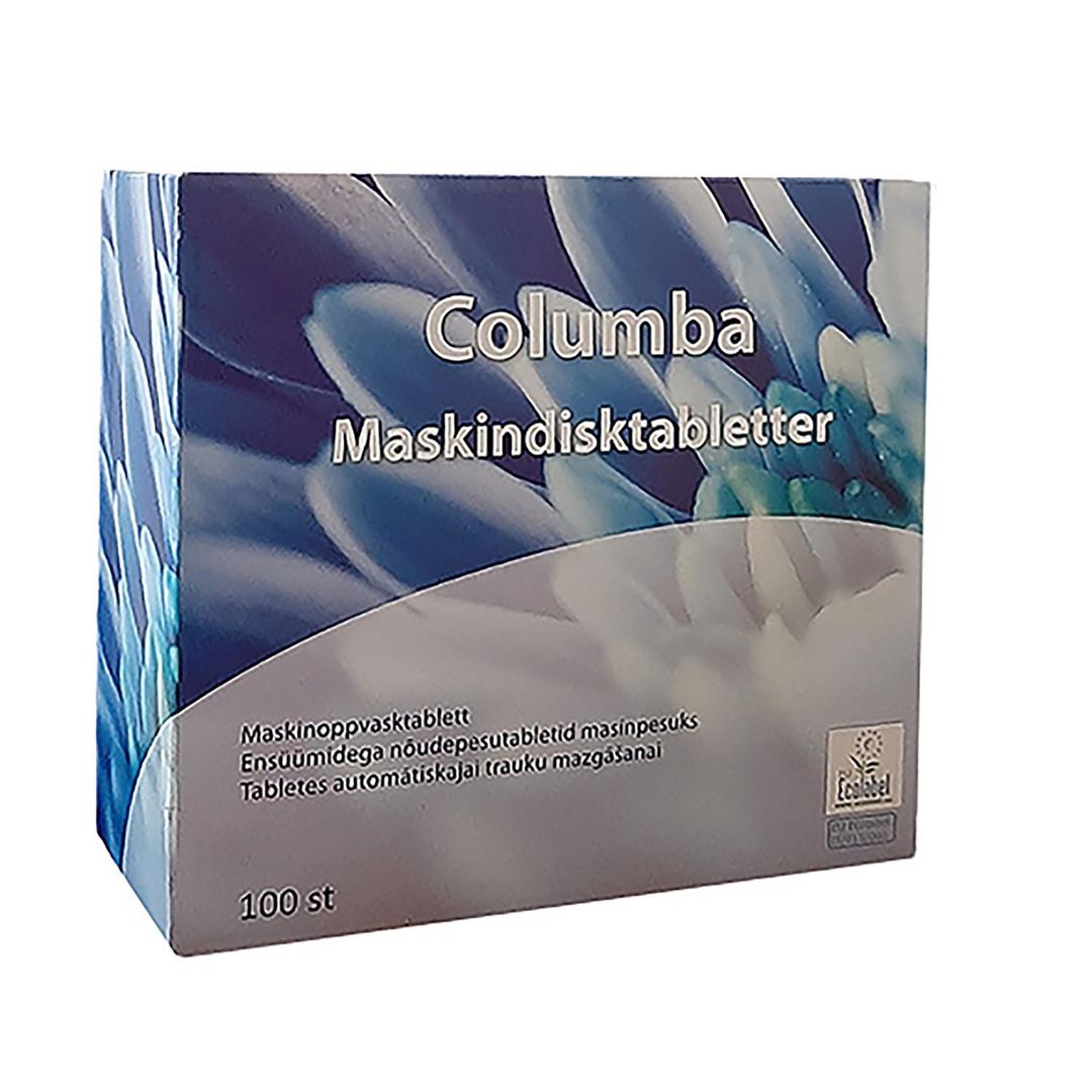 REKAL Maskindisk Columba 100/fp | Städ och hygien - Diskrengöring - Maskindiskmedel | Kontorsexperten