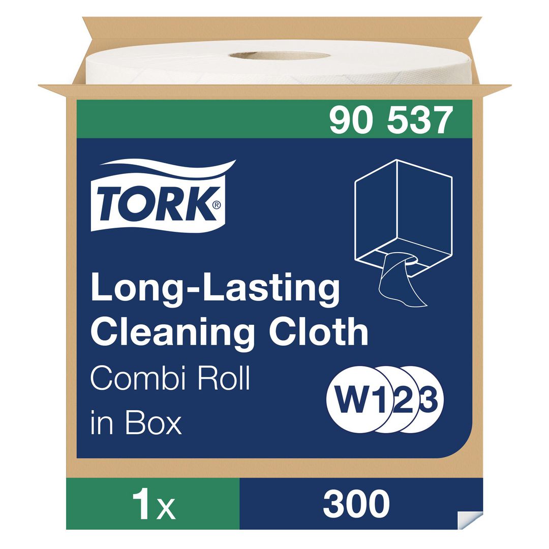 TORK Rengöringsduk Slitstark Premium W1/W2/W3 vit | Städ och hygien - Toalettpapper och torkpapper - Industritork | Kontorsexperten
