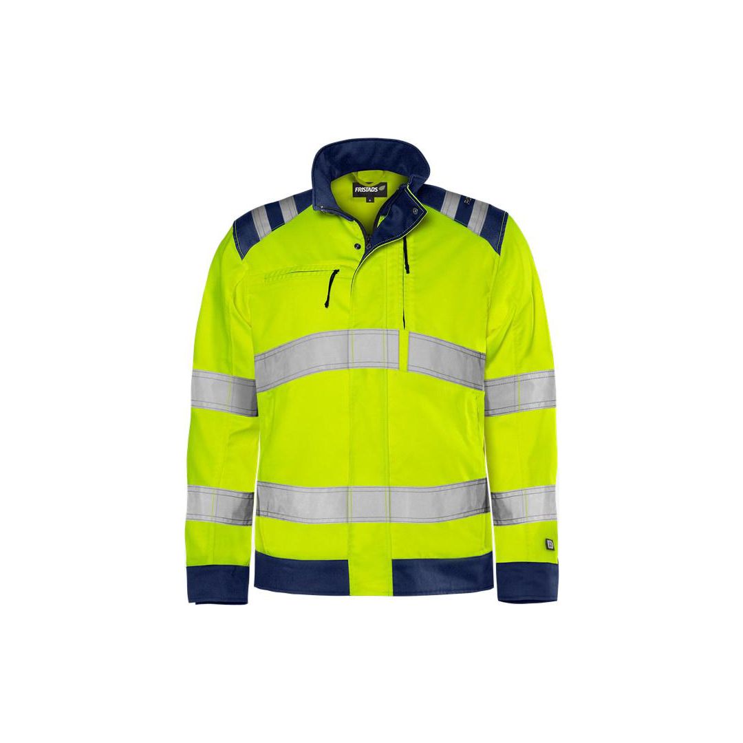 FRISTADS Jacka varsel 4067 kl3 gul 2XL | Arbetskläder - Arbetsjackor - Varseljackor | Kontorsexperten