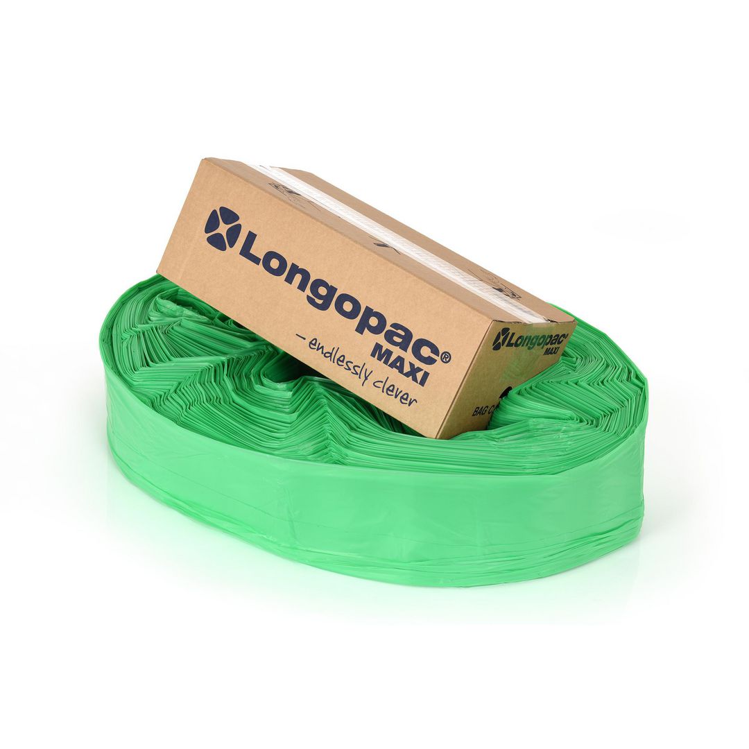 LONGOPAC Kassett Maxi 110m grön | Städ och hygien - Påsar och säckar - Kassett - Longopac | Kontorsexperten
