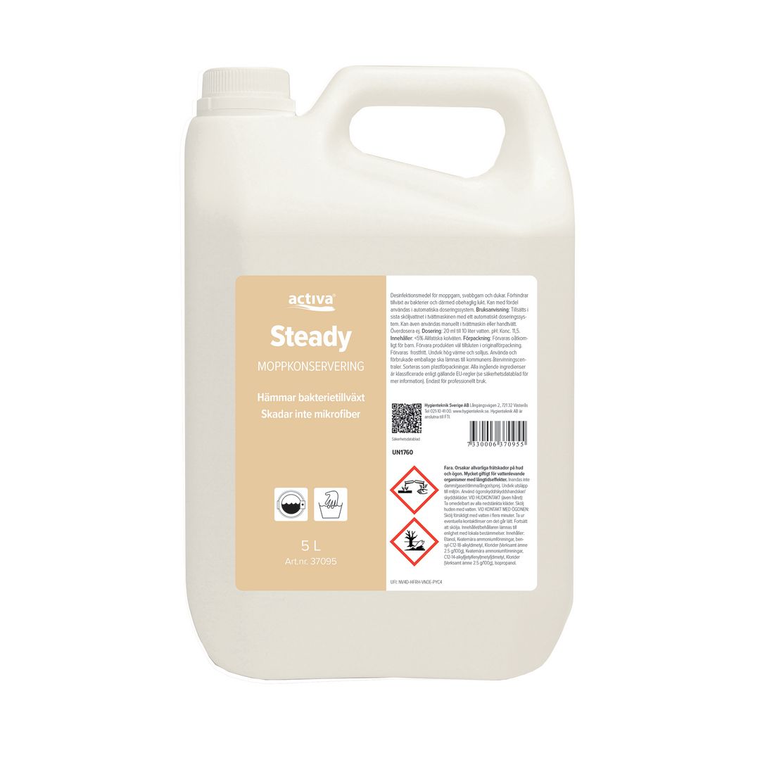ACTIVA Moppkonservering Steady 5L | Städ och hygien - Tvättmedel och klädvård - Tvättmedel | Kontorsexperten