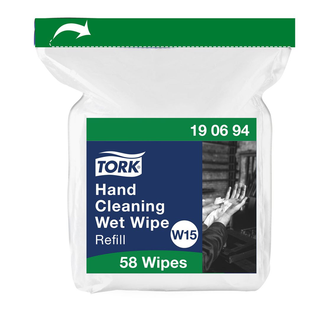 TORK Våtduk Refill Pre W15 yta 58/fp | Städ och hygien - Tvål och hygien - Våtservetter | Kontorsexperten