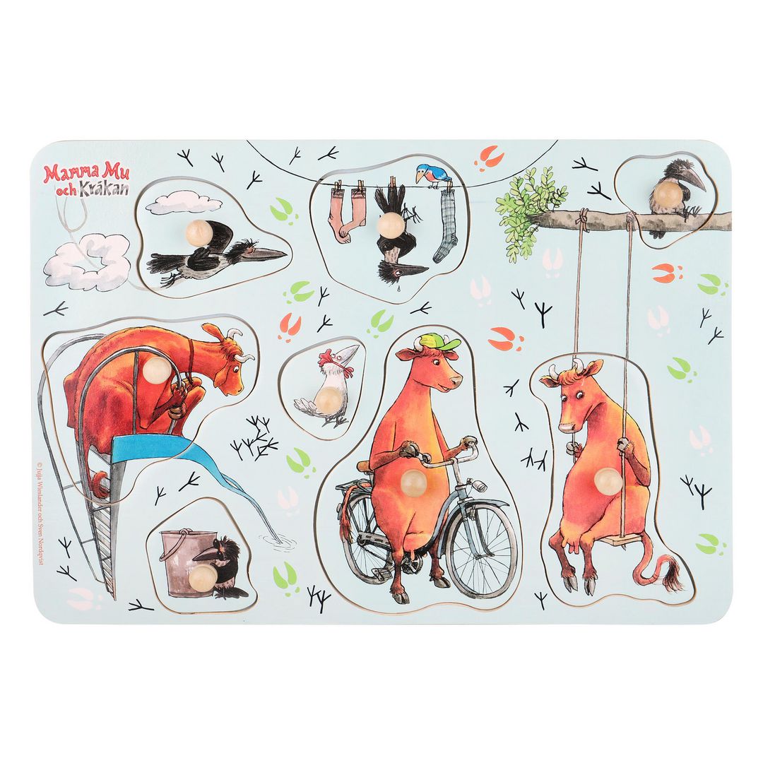 Knoppussel Mamma Mu | Skola och förskola - Lekmaterial - Pussel - Knoppussel | Kontorsexperten