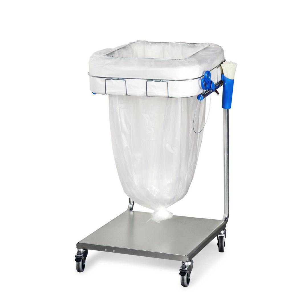 LONGOPAC Golvställ Maxi Dynamic | Städ och hygien - Avfallshantering och källsortering - Säckstativ | Kontorsexperten