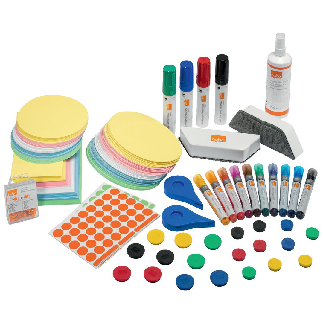 NOBO Tillbehörskit MoveMeet Mod | Kontorsmöbler och inredning - Whiteboardtavlor och tillbehör - Startset för whiteboardtavlor | Kontorsexperten