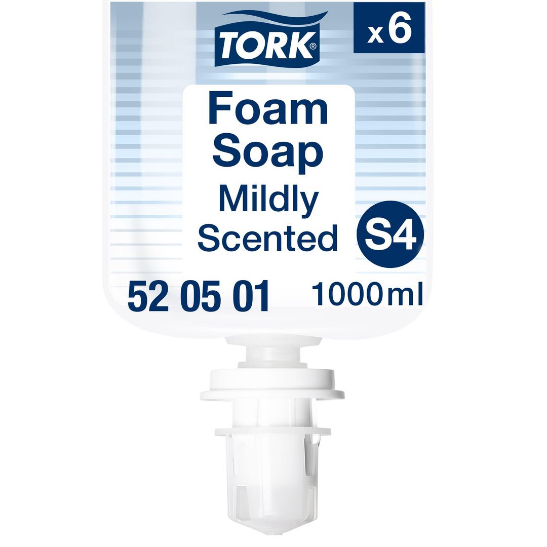 TORK Skumtvål S4 Mild Handtvätt 1L | Städ och hygien - Tvål och hygien - Hygiensystem - Tork | Kontorsexperten